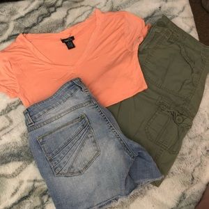 🌟🥰 TEE & 2 SHORTS 🥳 BUNDLE~ NWT